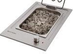 Cooktop Elétrico Barbecue com grelha aberta e pedras vulcanicas