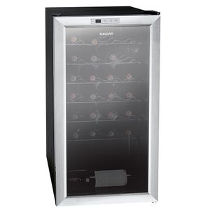 Adega Suggar Toulouse 29 Garrafas Preta Inox 110V AD2711IX