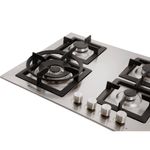 Cooktop 4 Bocas Elettromec Quadratto em Inox, Bivolt