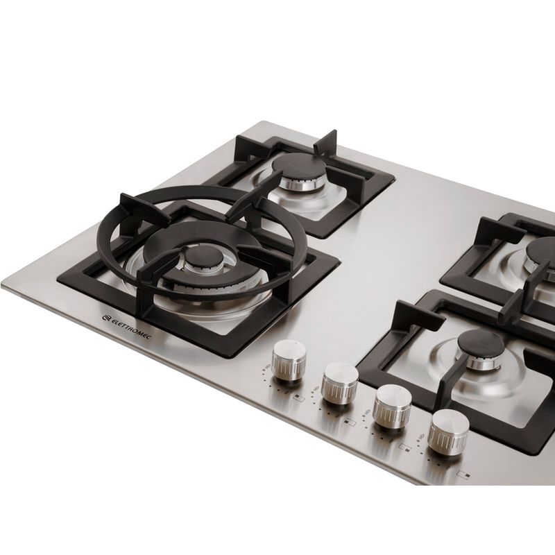 Cooktop-4-Bocas-Elettromec-Quadratto-em-Inox-Bivolt