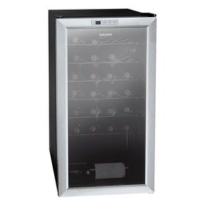 Adega Suggar Toulouse 29 Garrafas Preta Inox 220V AD2722IX