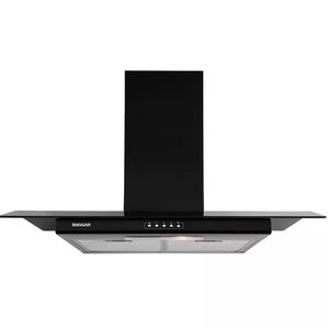Depurador De Ar Suggar Vidrio 90cm Preto 220v DV92PT