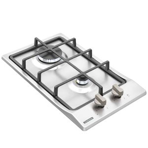 Cooktop a Gás Tramontina Domino 2Q Safestop 30cm Inox Bivolt 94700/214