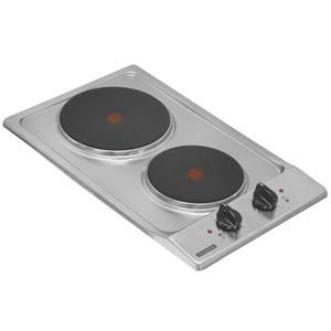 Cooktop Elétrico Tramontina Dominó 2Q Inox 220V 94700/310