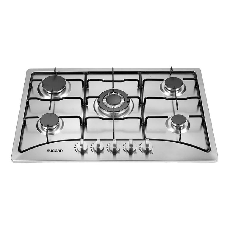 Cooktop à Gás Suggar 5 Bocas Inox Bivolt