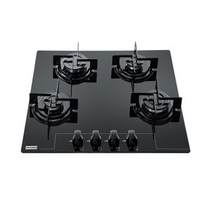 Cooktop a Gás Franke Glass 60 4Q Preto Bivolt 16073