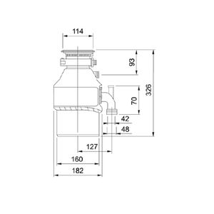 Triturador de Alimentos Franke Smart 75 Vermelho 110V 13883
