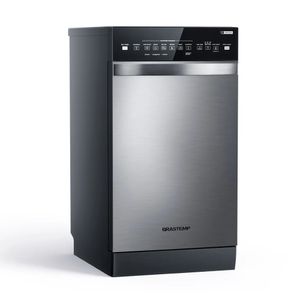 Lava-louças Brastemp 10 Serviços Ciclo Pesado Inox 110V BLF10BRANA