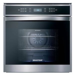 Forno Elétrico Brastemp de Embutir 84L Inox 220V BOT84ARBNA