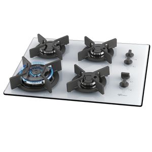 Cooktop a Gás Fischer Infinity 4Q Vidro Branco Bivolt 26297-62936