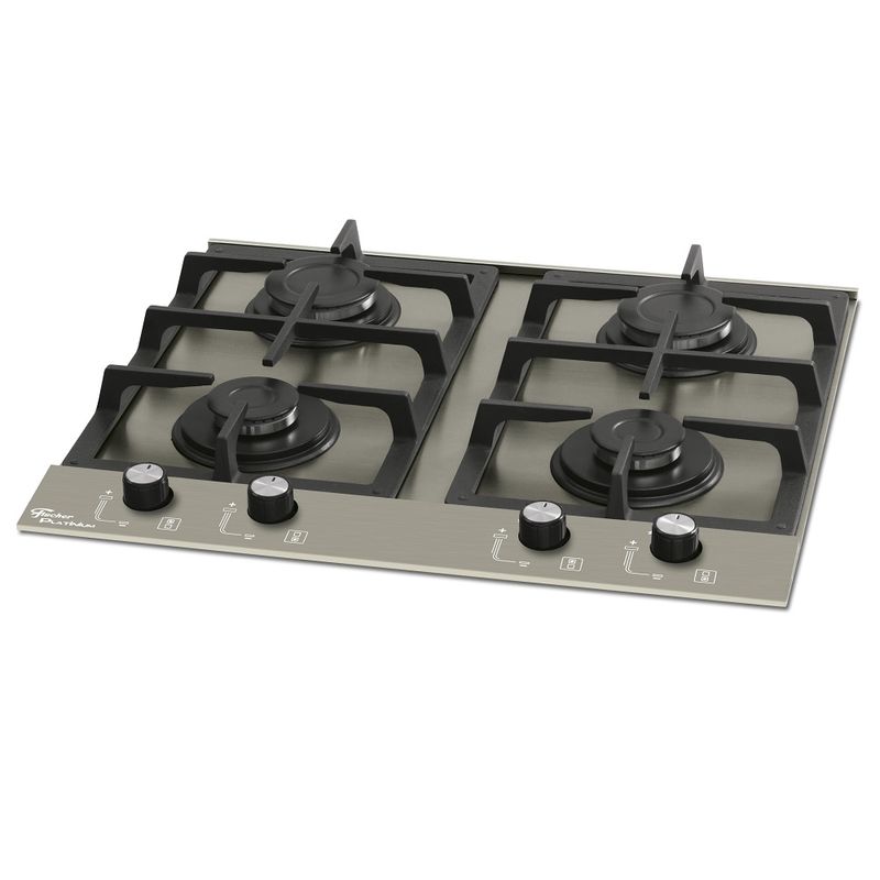 Cooktop-Fischer-4-Bocas-Platinium-Escovado-Bivolt