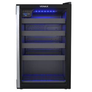 Adega Venax Piubella 24 Garrafas 100L Preta 110V 7831