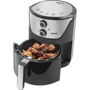 Fritadeira Sem Óleo Air Fryer Suggar Ligth Fry 4L Preta 110V FT4001PT