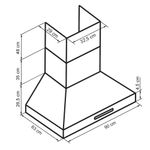 Coifa-Evol-inox-de-parede-para-a-churrasqueira-dimensoes