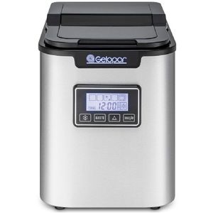 Máquina de Gelo Gelopar 12Kg Inox 110V GMGD-15AI