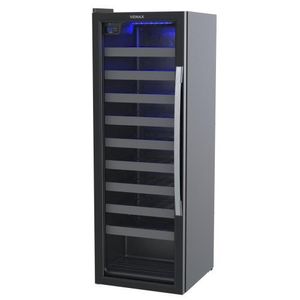 Adega Venax Piubella 50 Garrafas Porta Invertida Preta 110V 19938