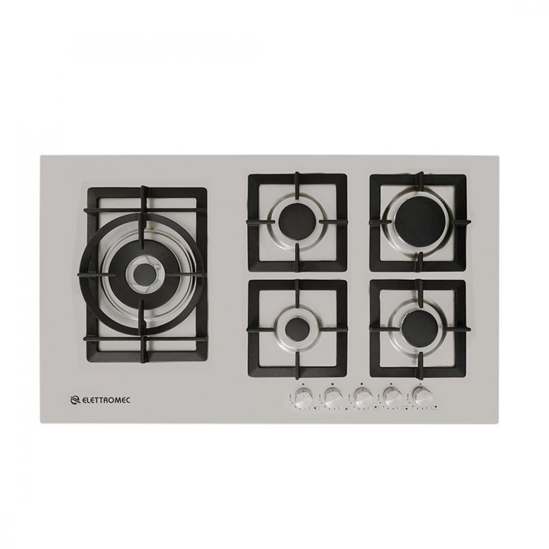 Cooktop-5-Bocas-Elettromec-Quadratto-Inox
