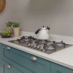 Cooktop-5-Bocas-Elettromec-Quadratto-instalado-em-uma-bancada-de-cozinha