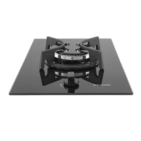 Cooktop 1 Boca Suggar com Mesa de Vidro Preto