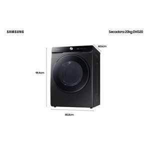 Secadora a Gás Samsung DV6700A 20Kg Inox 110V DVG20A6470V/AZ