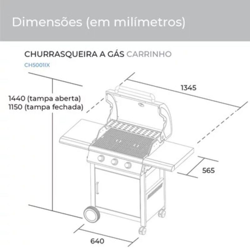 Churrasqueira-a-Gas-Suggar-Carrinho-Inox-CH5001IX