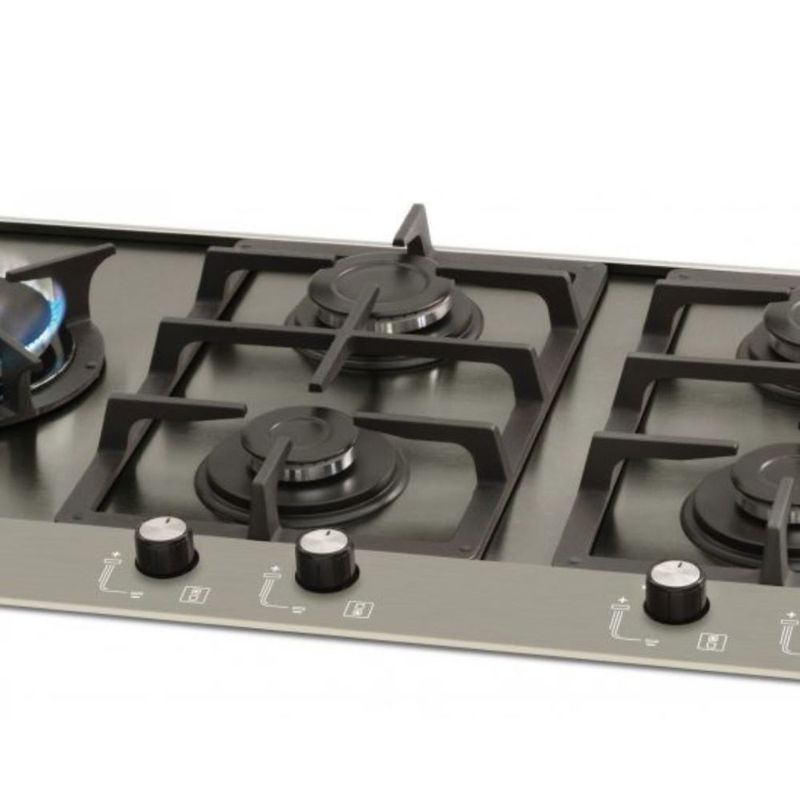 Cooktop-Fischer-5Q-Platinium-Prime-Escovado-Bivolt-19784-51515