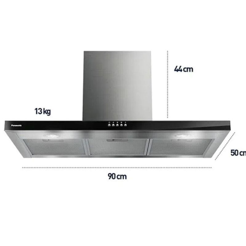 Coifa-de-Parede-Panasonic-90cm-Inox-Black-Glass-220V-FV-9HSDB2
