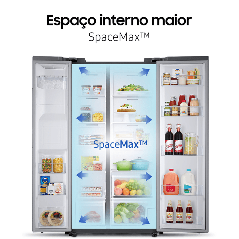 Geladeira-Samsung-Side-by-Side-RS60-602-Litros-Inox-Look-220V-RS60T5200S9-BZ