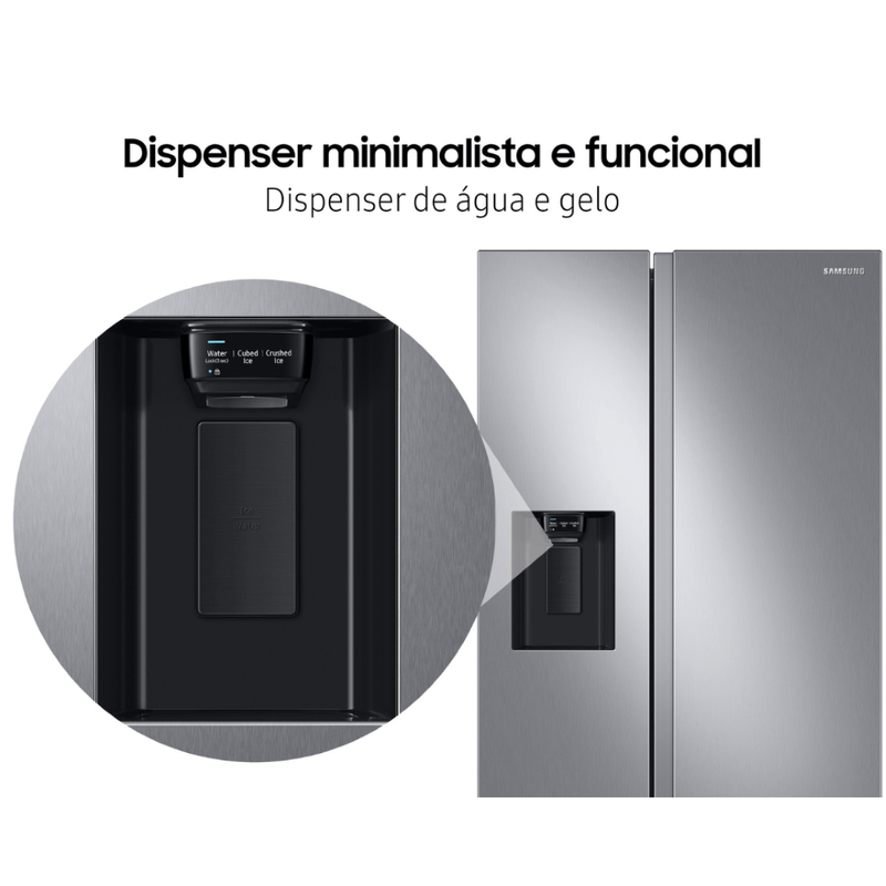 Geladeira-Samsung-Side-by-Side-RS60-602-Litros-Inox-Look-220V-RS60T5200S9-BZ