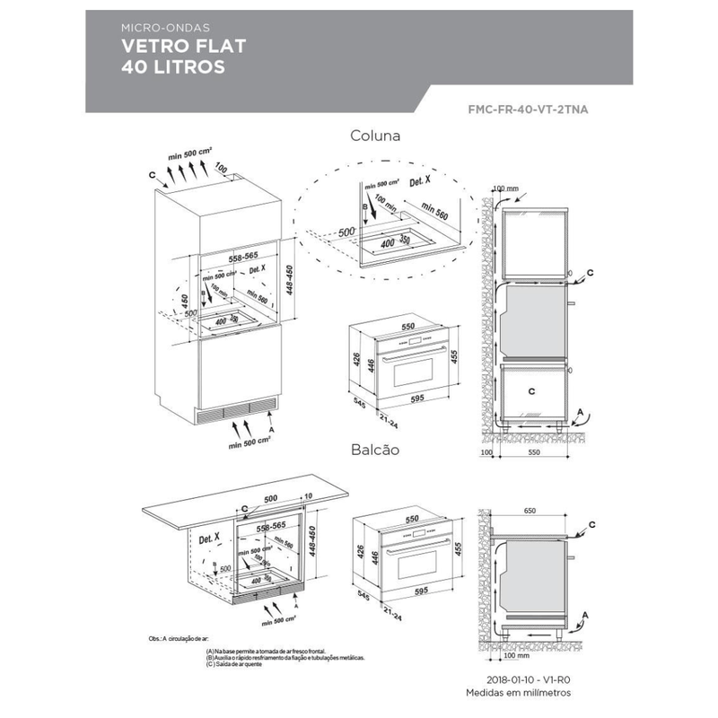 Micro-Ondas-Elettromec-de-Embutir-Vetro-40-Litros-Inox-220V-FMC-FR-40-VT-2TNB