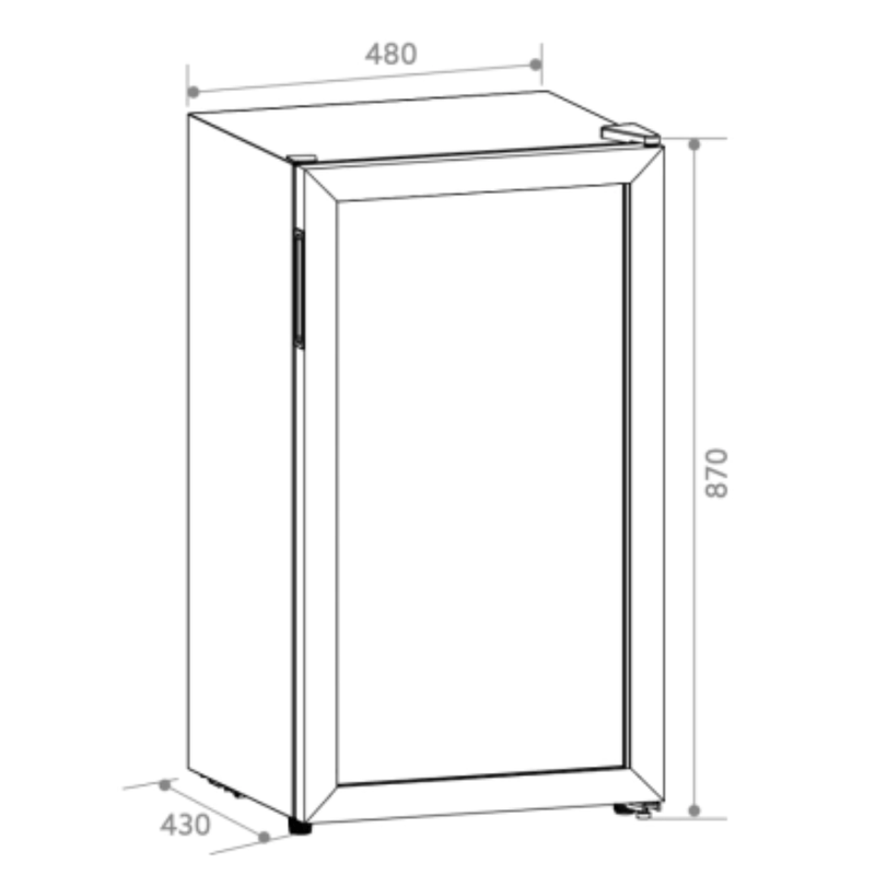 Adega-Invita-34-Garrafas-Inox-220V-I-CV-1FS-34-XV-2ATA