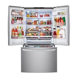 Geladeira Smart LG French Door 695L Inverse Inox 220V GM-B298NLN1
