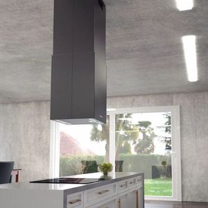 Coifa de Ilha Tramontina Square Blacksteel Silent 40Cm Preta 220V 95800/037