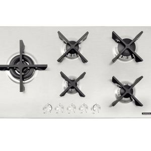 Cooktop a Gas Tramontina 90cm 5Q Flat Inox Bivolt 94728/104