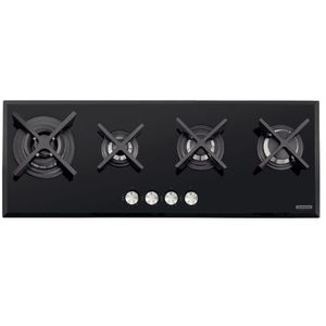 Cooktop a Gas Tramontina 100cm 4Q Slim Glass Flat Preto Bivolt 94732/104