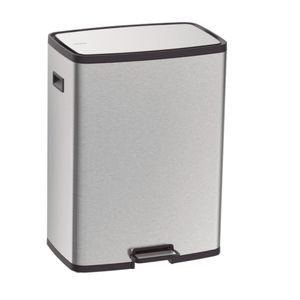 Lixeira Tramontina Inox com Balde Removível e Pedal 45 Litros 94544/445