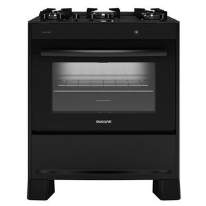 Fogão de Piso Suggar Neo Max 5Q Preto Bivolt FGV503PT
