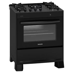 Fogão de Piso Suggar Neo Max 5Q Preto Bivolt FGV503PT