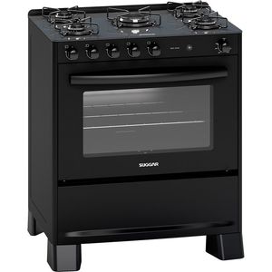 Fogão de Piso Suggar Neo Cook 5Q Preto Bivolt FGV510PT