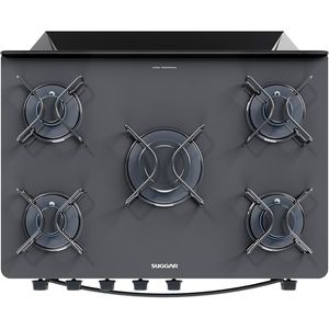 Fogão de Piso Suggar Neo Cook 5Q Preto Bivolt FGV510PT