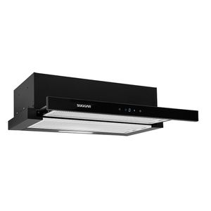 Depurador de Ar Suggar Slim de Embutir 60Cm Preto 220V, Alta Eficiência, Silencioso, Design Compacto, Modelo DE62THPT