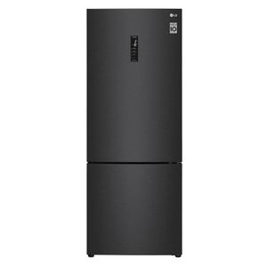 Geladeira LG Smart Frost Free Inverter 451L Inverse Inox Preta 110V GC-B569NQLC