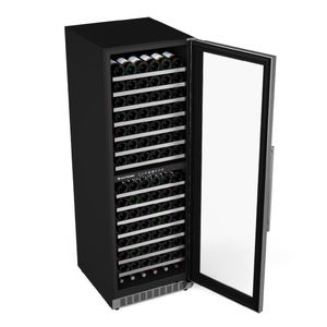 Adega Elettromec 160 Garrafas Dual Zone Preta 220V CV-2BI-160-XV-2ATB