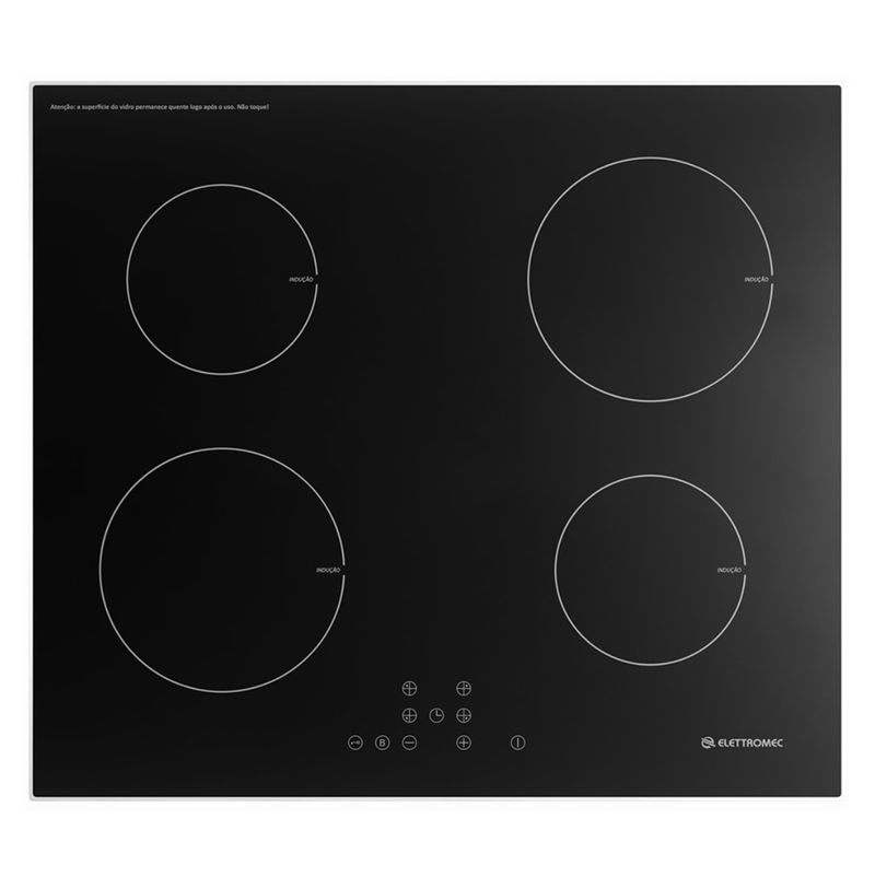 Cooktop-Eletrico-Elettromec-Inducao-4-Queimadores-60cm-Preto-220V-CKI-4Q-60-CI-2XBB-Cook-Eletroraro