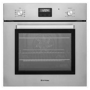 Forno Elétrico Elettromec de Embutir Luce 68L Inox e Preto 220V FM-EL-60-LC-2TNA