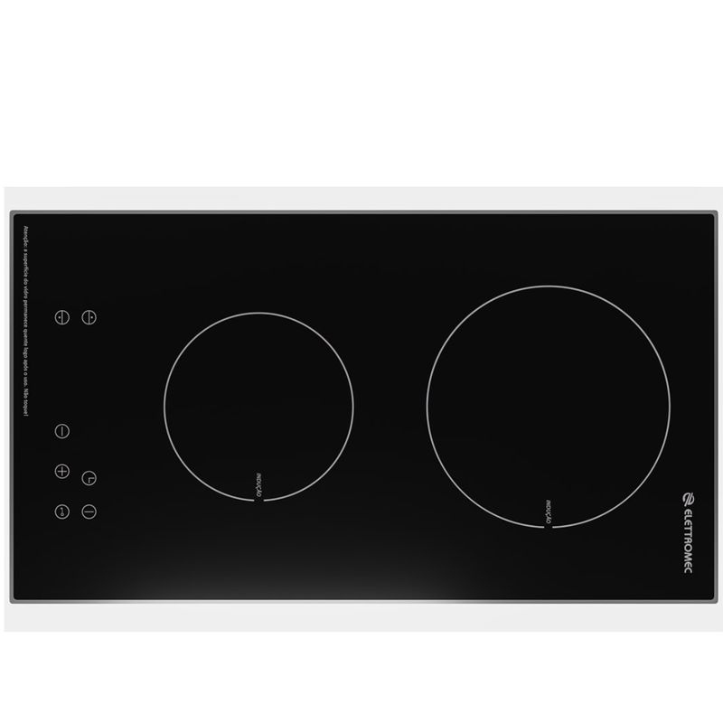 Cooktop-Eletrico-de-Inducao-Elettromec-Quadratto-2-Queimadores-30cm-DI-2Q-30-CI-2XBB-Cook-Eletroraro--4-