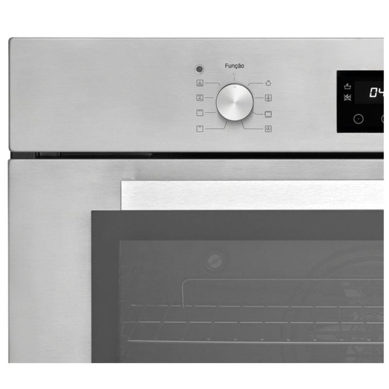 Forno-Eletrico-de-Embutir-Elettromec-LUCE-75cm-Inox-e-Preto-220v-FM-EL-75-LC-2TNA-Cook-Eletroraro--2-