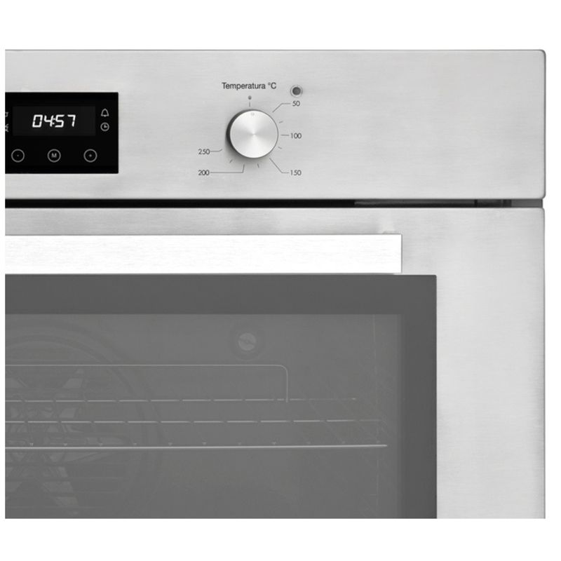 Forno-Eletrico-de-Embutir-Elettromec-LUCE-75cm-Inox-e-Preto-220v-FM-EL-75-LC-2TNA-Cook-Eletroraro--3-