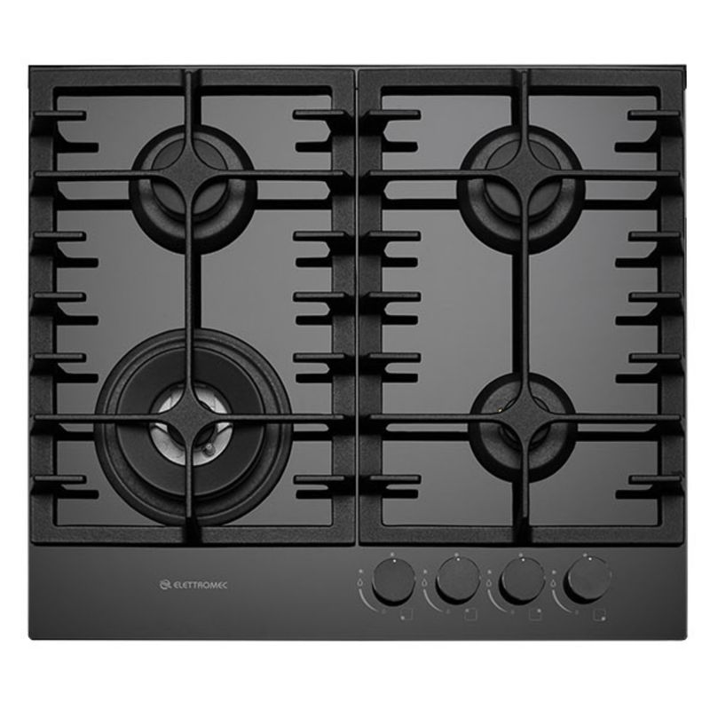 Cooktop-a-Gas-Elettromec-Vetro-4-Queimadores-Mesa-em-Vidro-60cm-Preto-Bivolt-CKG-4Q-60-VT-3TNA-Cook-Eletroraro