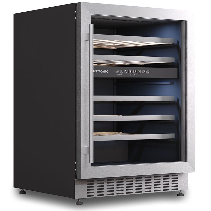 Adega-Elettromec-45-Garrafas-Inox-110V-CV-2BI-45-XV-1ATB-Cook-Eletroraro--3-